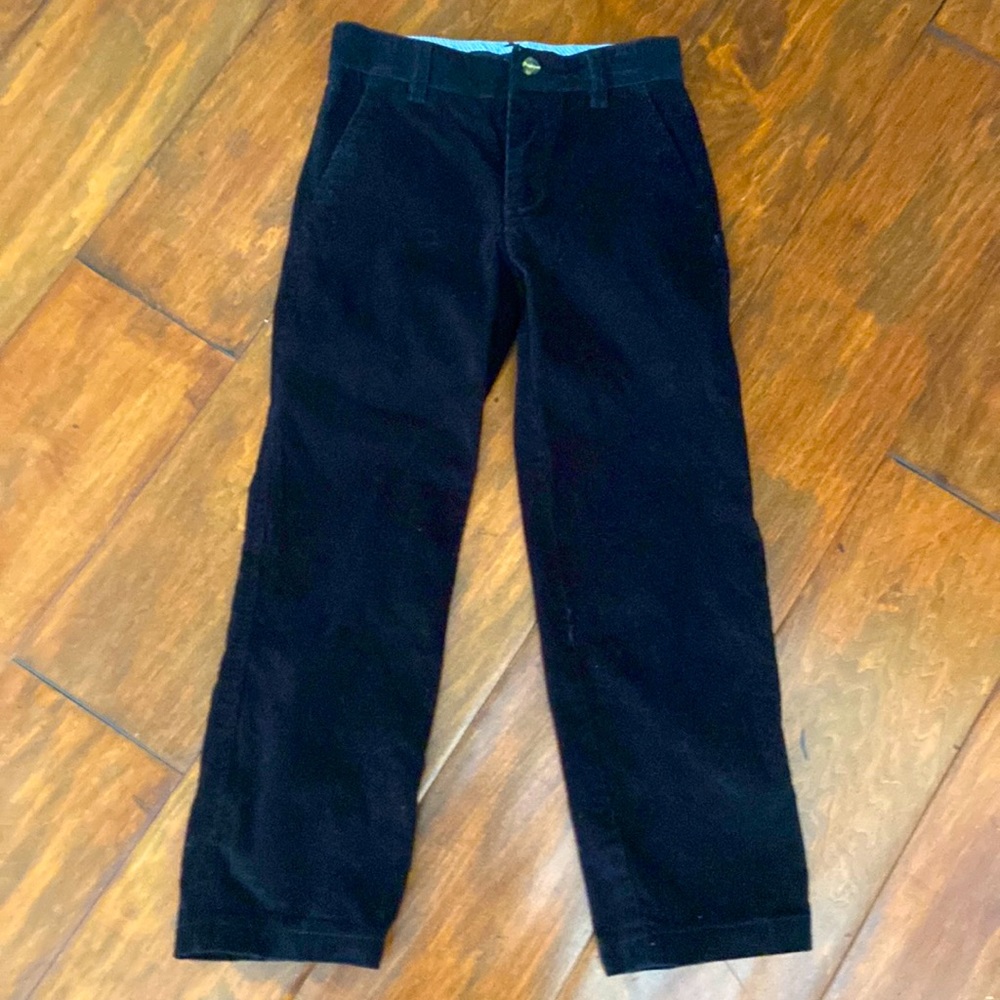 Boys Tommy Hilfiger Black Corduroy Pants Sz 7. Like new!